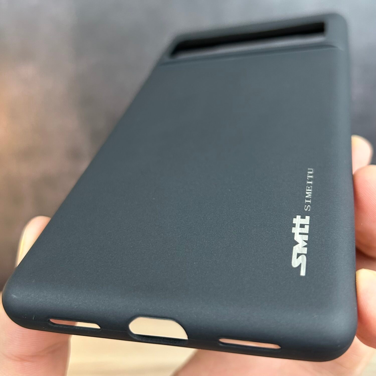 Pixel 7 Pro - Coque en Silicone Noir Originale SIMEITU