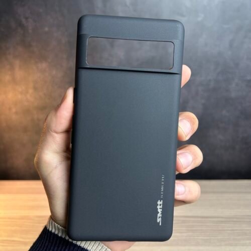 Pixel 7  - Coque en Silicone Noir Originale SIMEITU V1