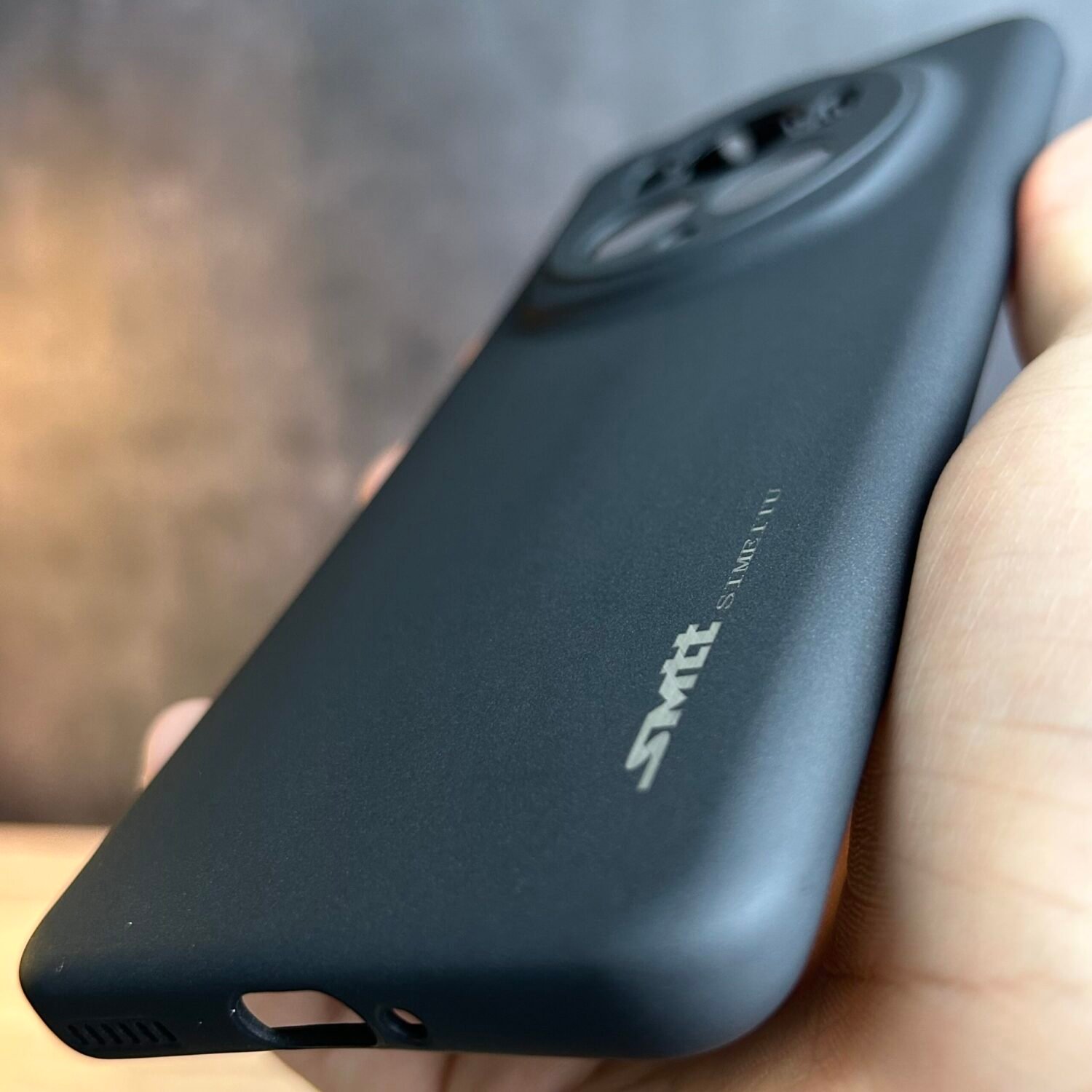 Honor Magic 6 Pro - Coque en Silicone Noir Originale SIMEITU