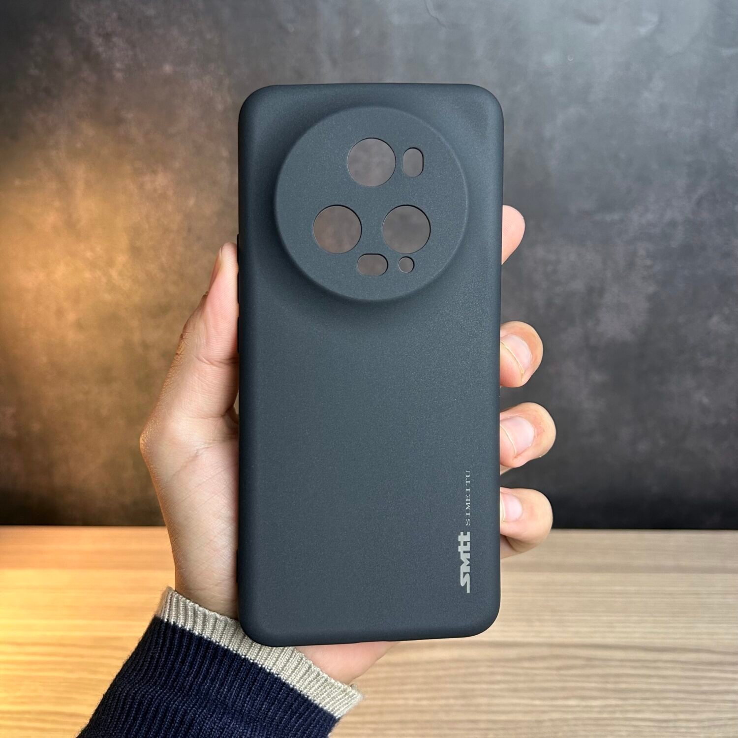 Honor Magic 5 Pro - Coque en Silicone Noir Originale SIMEITU