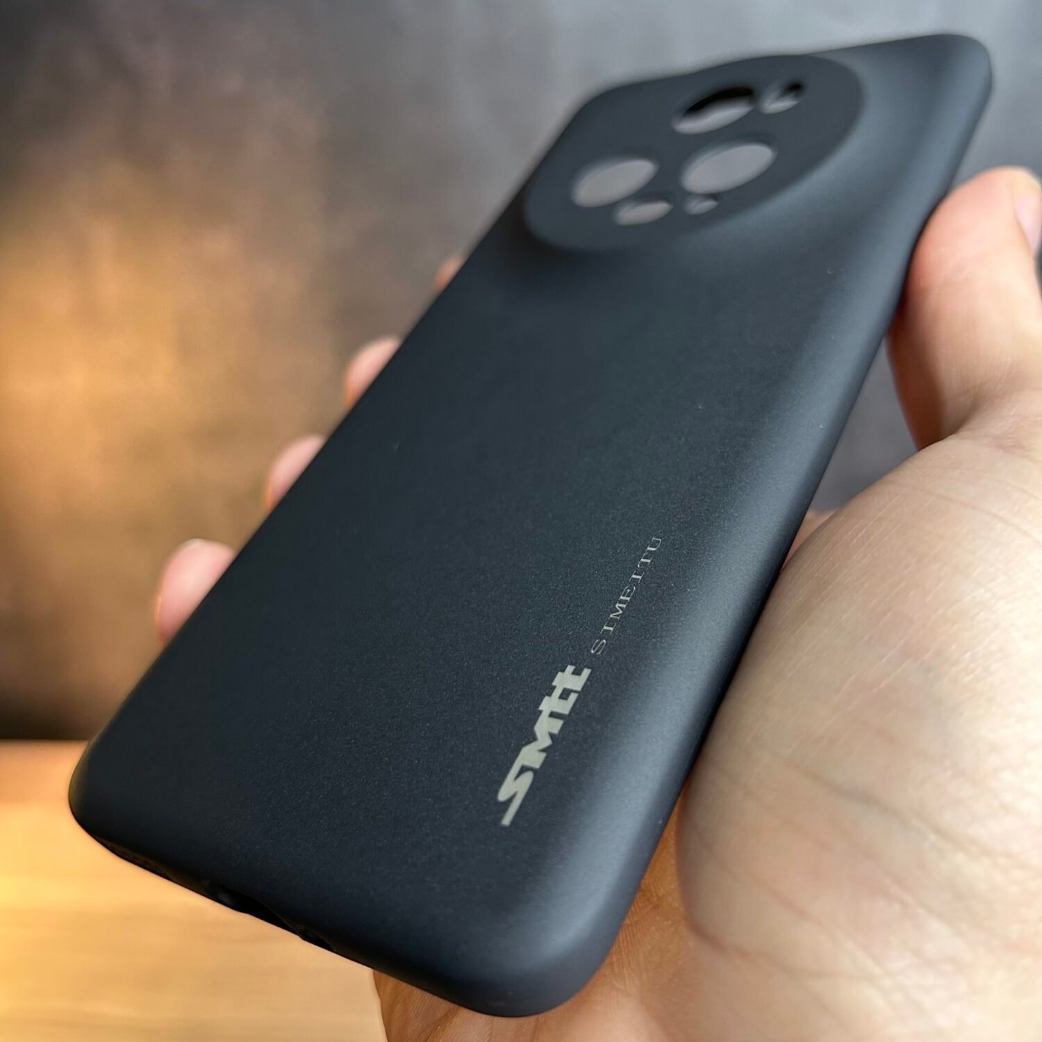 Honor Magic 5 Pro - Coque en Silicone Noir Originale SIMEITU