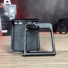 Galaxy Z Flip 6 - Coque Magnétique Originale Xundd Roc en Cuir Végane