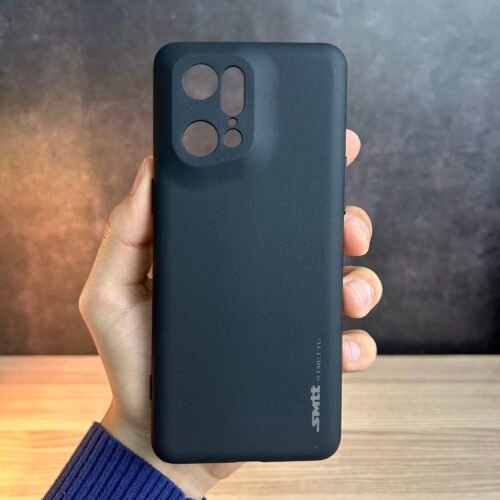 Oppo Find X5 Pro - Coque en Silicone Noir Originale SIMEITU