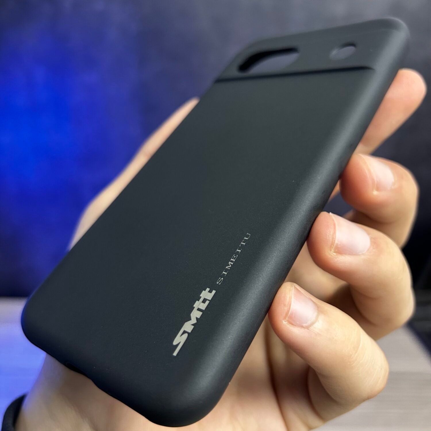 Pixel 8A - Coque en Silicone Noir Originale SIMEITU