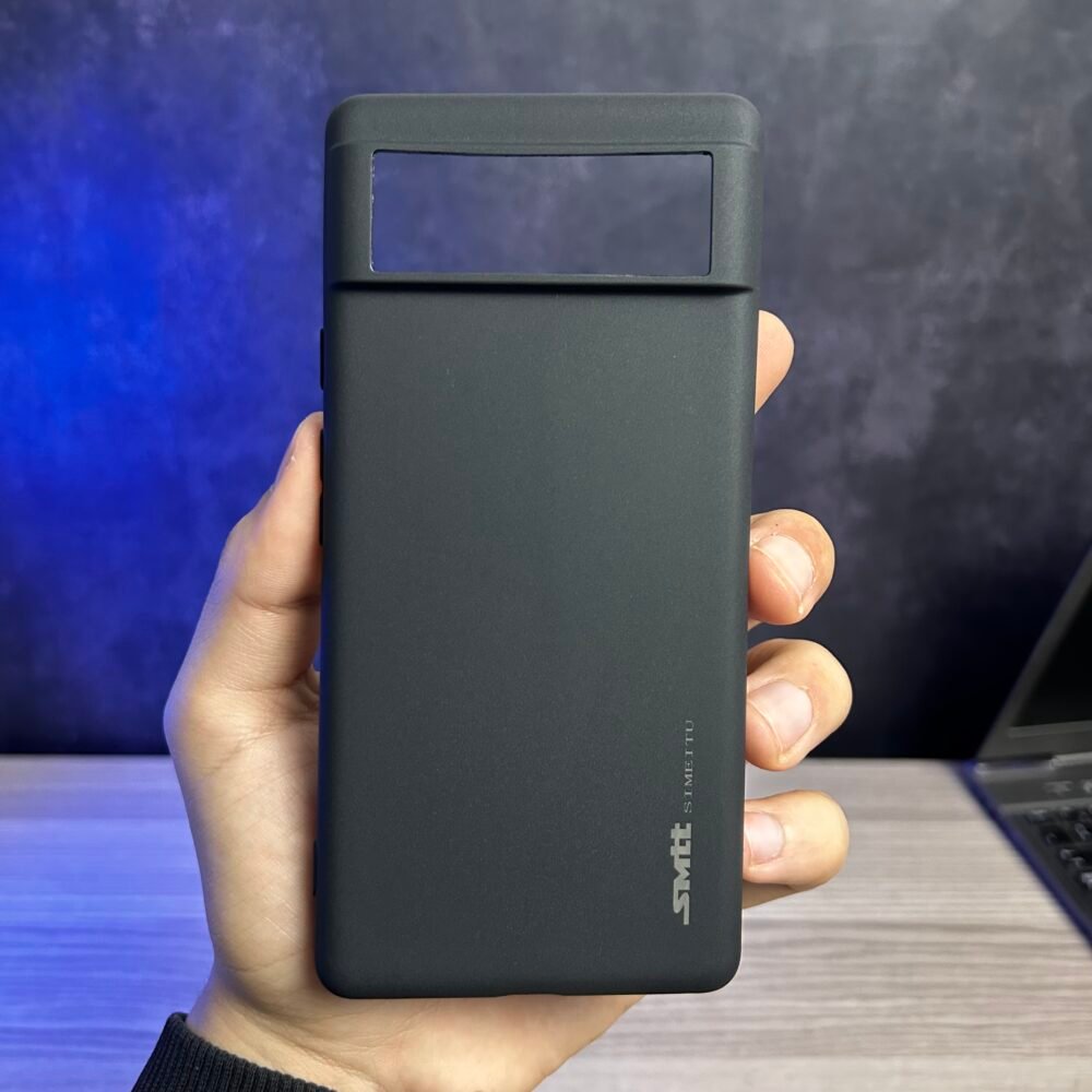 Pixel 6 - Coque en Silicone Noir Originale SIMEITU