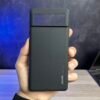 Pixel 6 - Coque en Silicone Noir Originale SIMEITU