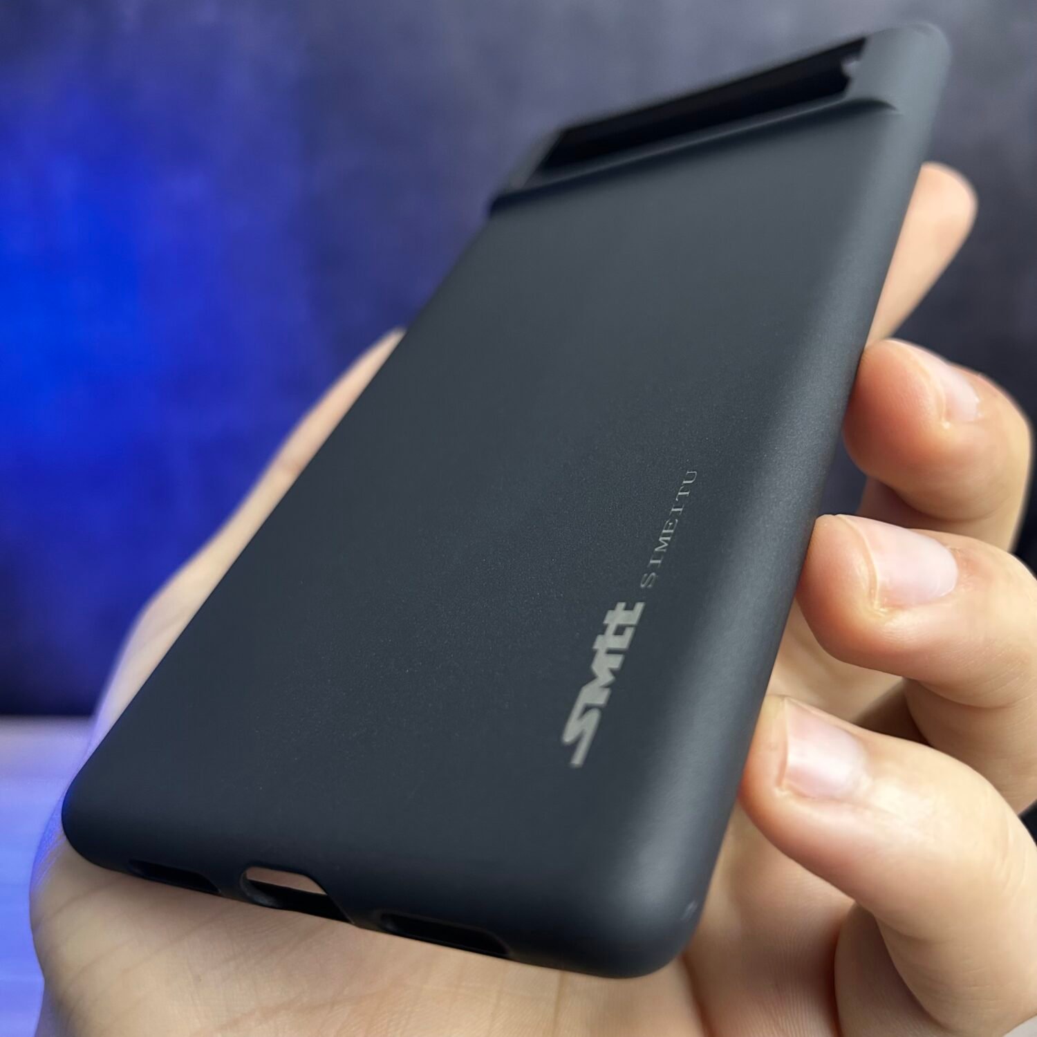 Pixel 6 - Coque en Silicone Noir Originale SIMEITU