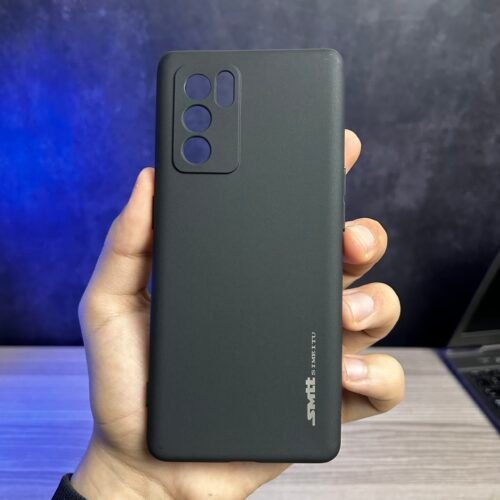 Oppo Reno 6 5G - Coque en Silicone Noir Originale SIMEITU