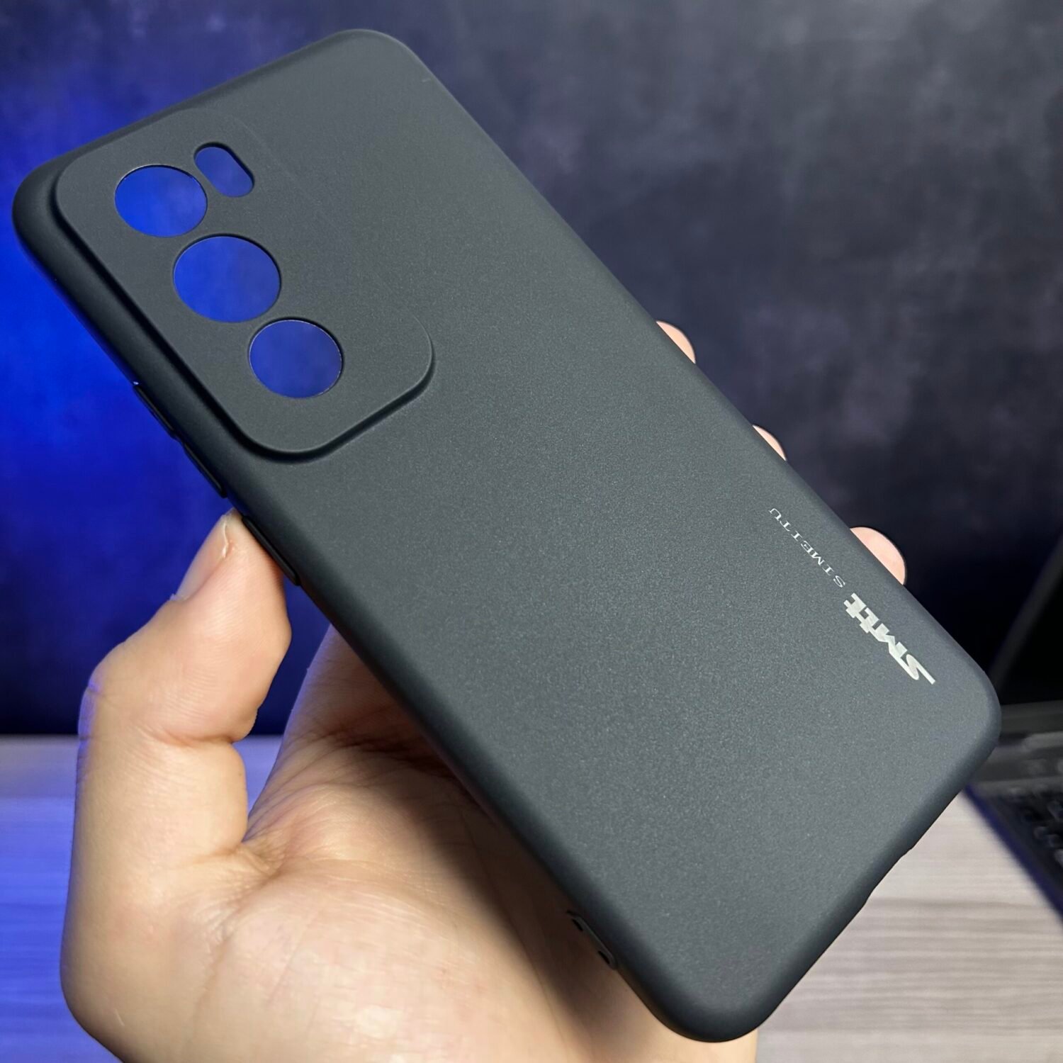 Reno 12 Pro 5G - Coque en Silicone Noir Originale SIMEITU