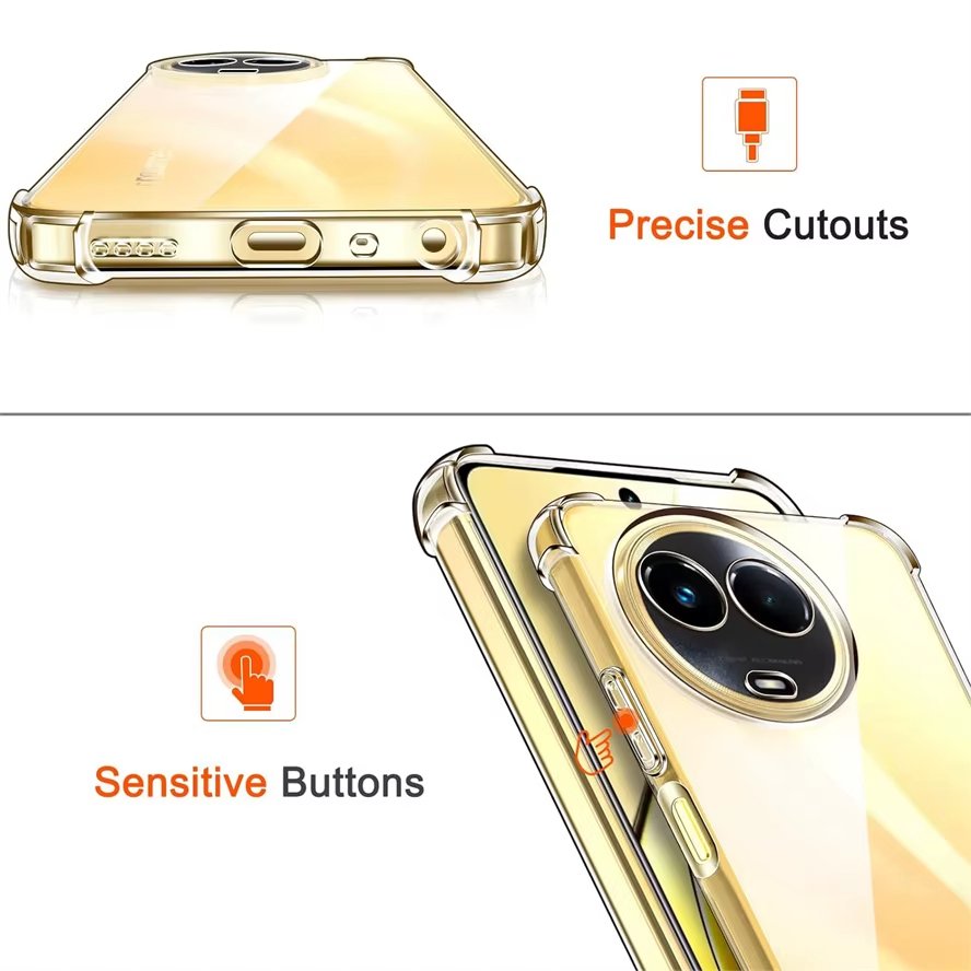 Realme 11 5G - Coque Transparente SIMEITU