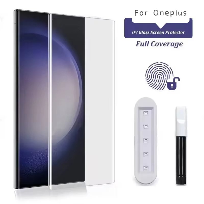 Oneplus 12 - Protection d'écran En Verre Incurvé ( UV Glass )