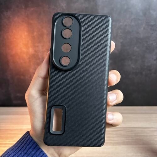 Photo 04-03-2025 5 31 54 AM Vivo V40 - Coque En Silicone Effet Fibre De Carbone