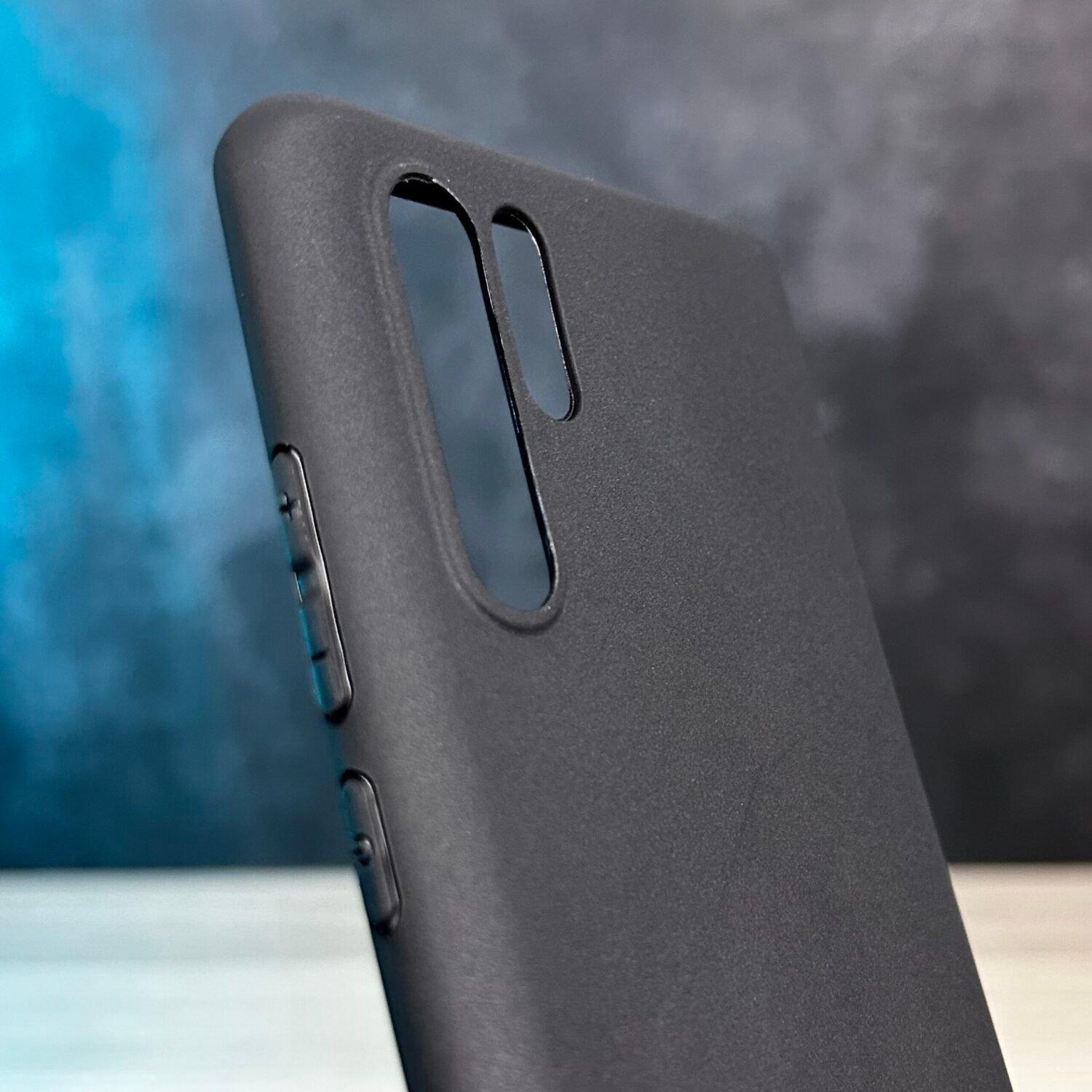 Huawei P30 Pro - Coque en Silicone Noir Originale SIMEITU