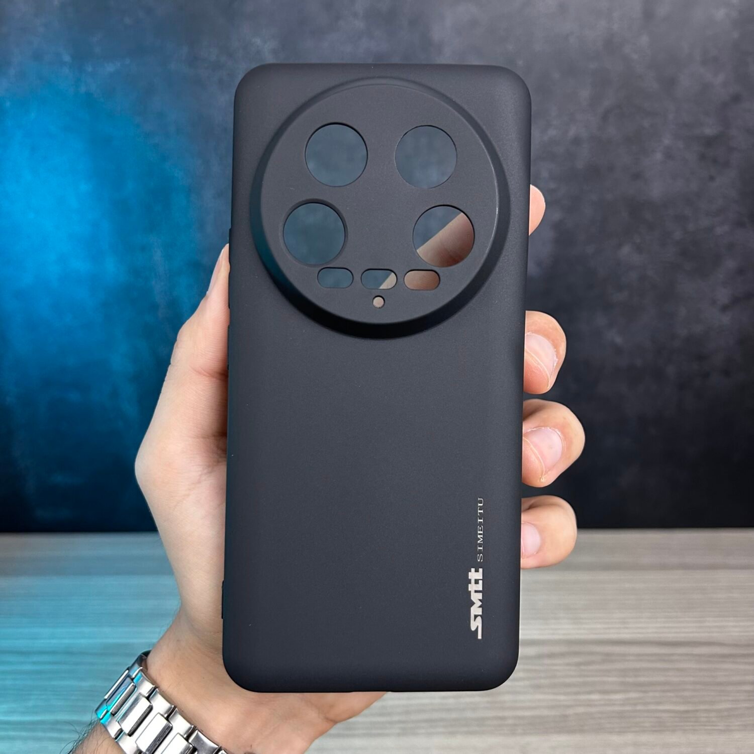 Xiaomi 14 Ultra - Coque en Silicone Noir Originale SIMEITU