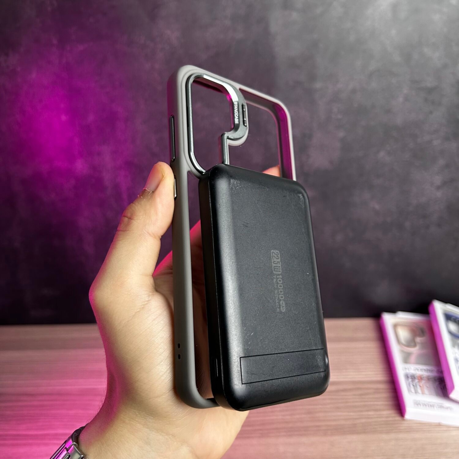 Galaxy S24 fe - Coque Magsafe Avec Support