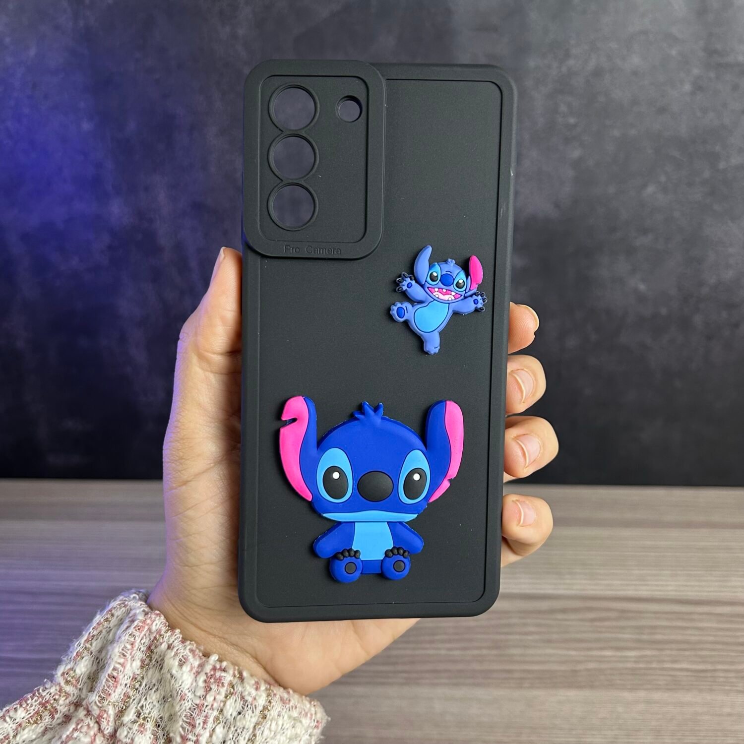 Galaxy A55 - Coque En Silicone Motif Stitch 3D