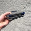 Coque Haut de gamme Magsafe dos Mat Fumé Avec Support