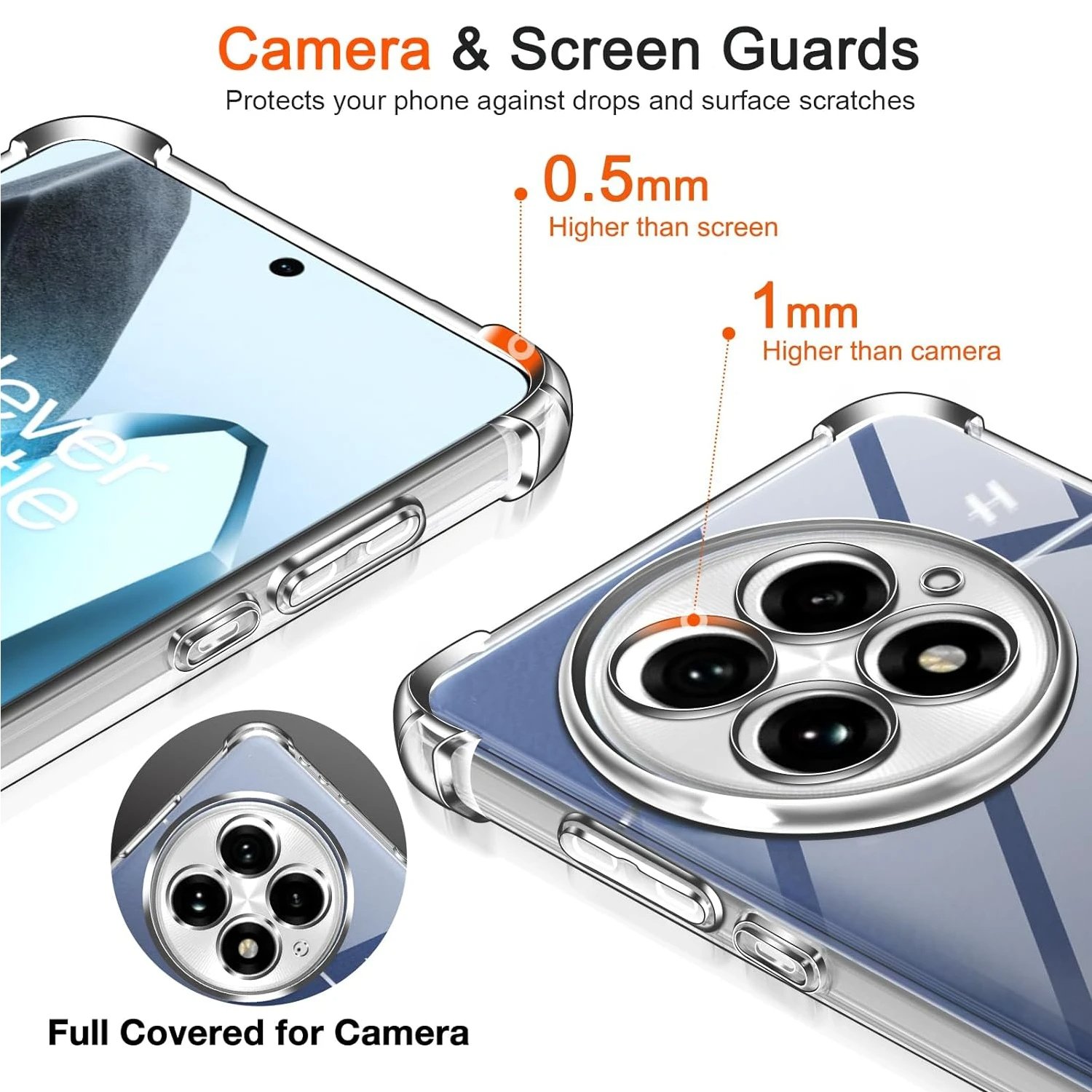Oneplus Ace 2 Pro - Coque Transparente SIMEITU