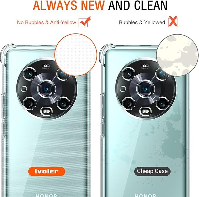 Honor magic 4 Pro - Coque Transparente SIMEITU