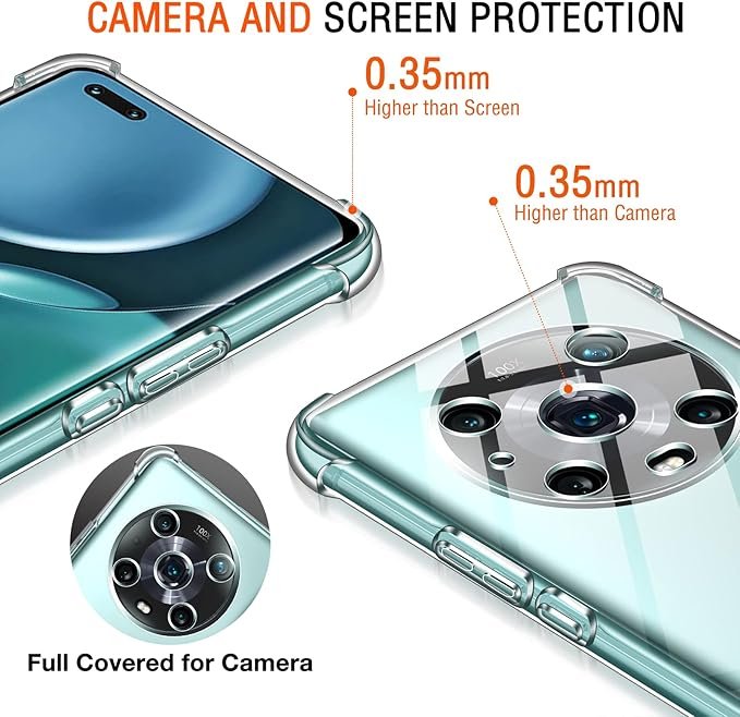 Honor magic 4 Pro - Coque Transparente SIMEITU