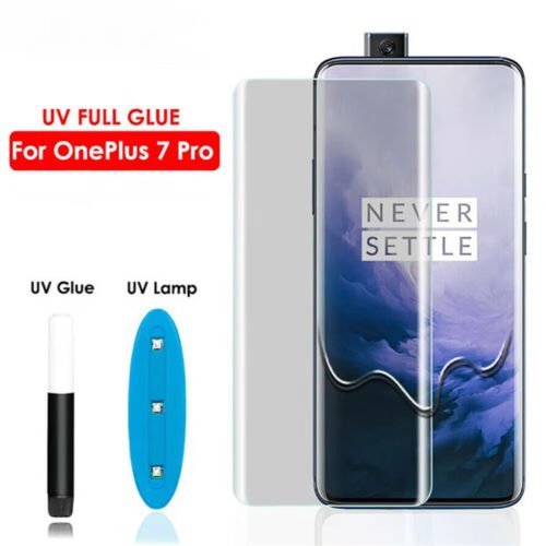 Oneplus 7 Pro - Protection d'écran En Verre Incurvé ( UV Glass )