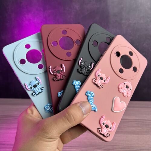 Honor X9B / Magic 6 Lite- Coque En Silicone Motif Stitch 3D V2