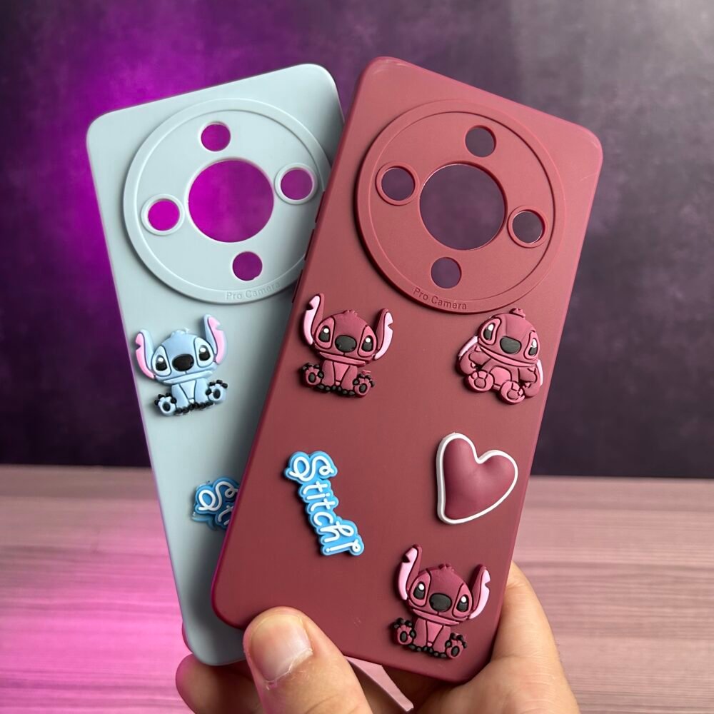 Honor X9B / Magic 6 Lite- Coque En Silicone Motif Stitch 3D V2
