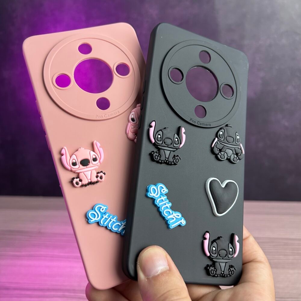 Honor X9B / Magic 6 Lite- Coque En Silicone Motif Stitch 3D V2