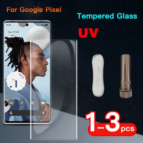 Pixel 6 Pro - Protection d'écran En Verre Incurvé ( UV Glass )