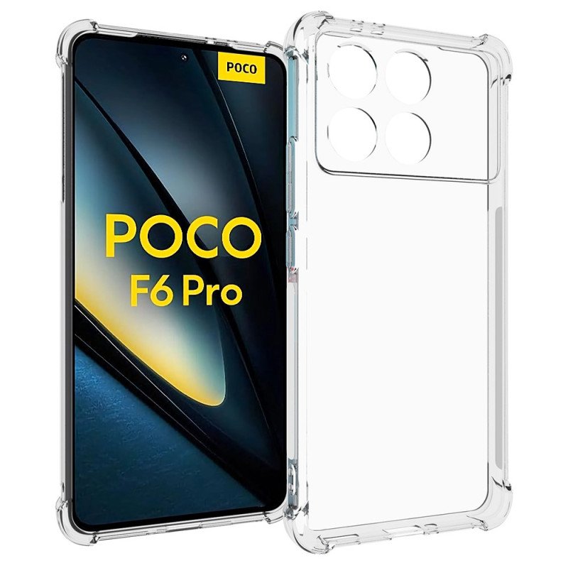 coque-poco-f6-pro-transparente-coins-renforces (2) Poco F6 Pro / Redmi K70 / Redmi K70 Pro - Coque Transparente SIMEITU