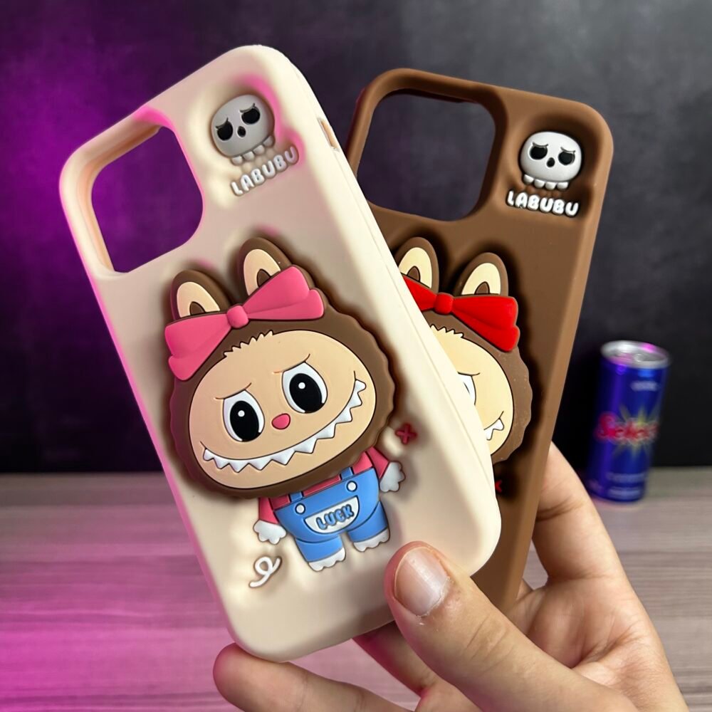 iPhone 12 / 13 Pro Max - Coque En Silicone Motif LABUBU 3D