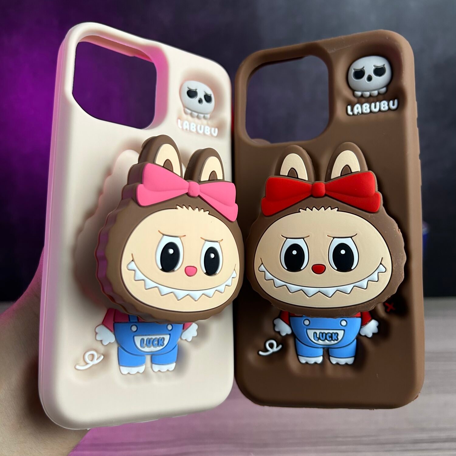 iPhone 12 / 13 Pro Max - Coque En Silicone Motif LABUBU 3D