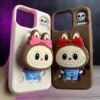 iPhone 16 Pro Max - Coque En Silicone Motif LABUBU 3D