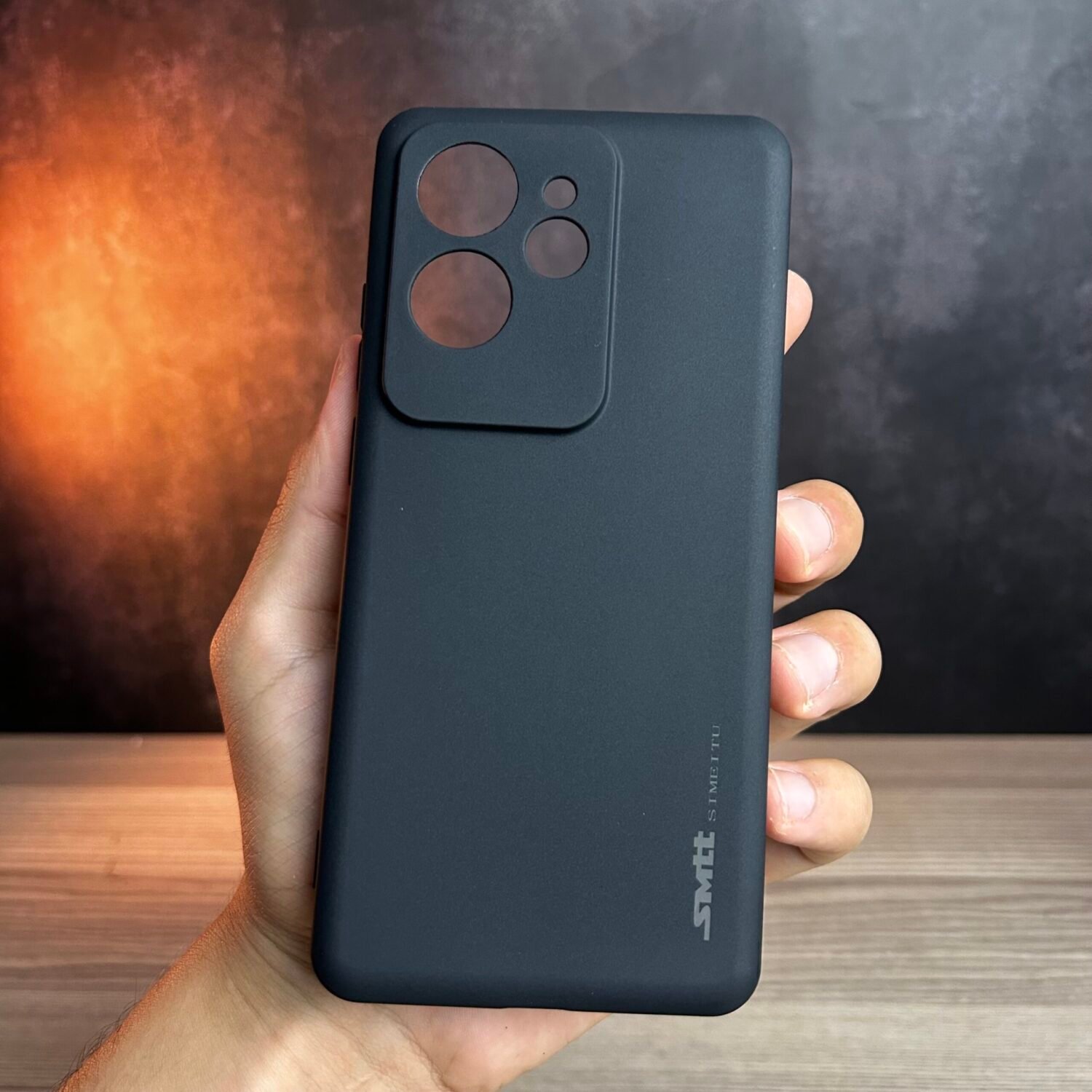 Realme GT 6 (Chine) - Coque en Silicone Noir Originale SIMEITU