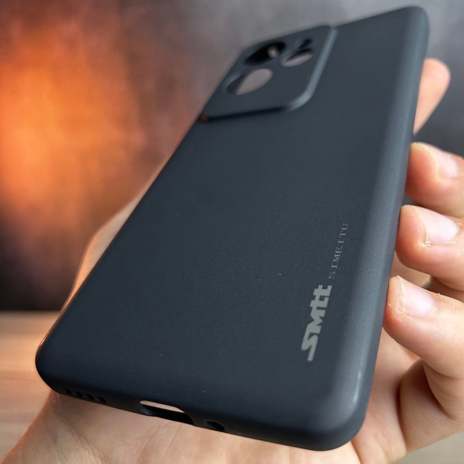 Reno 8 4G / Reno 7 4G - Coque en Silicone Noir Originale SIMEITU