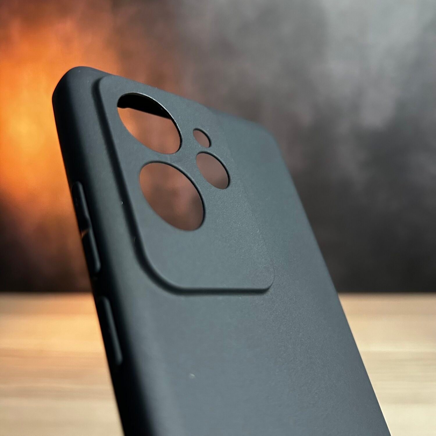 Realme GT 6 (Chine) - Coque en Silicone Noir Originale SIMEITU