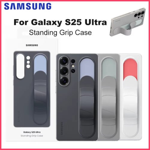 Galaxy S25 Ultra - Coque En Silicone Avec Poignée De Support Originale