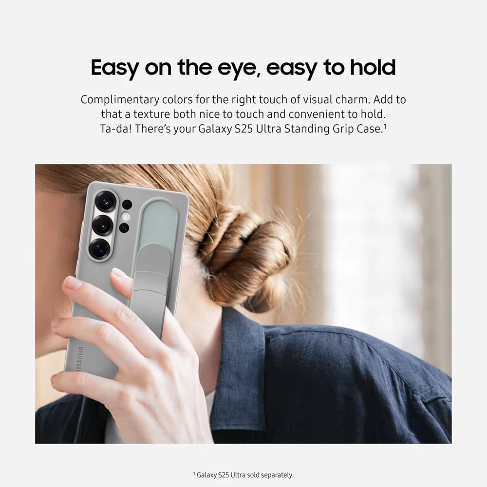 Galaxy S25 Ultra - Coque En Silicone Avec Poignée De Support Originale