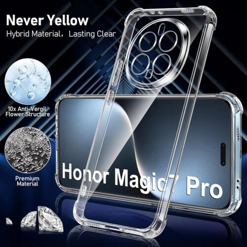 Honor Magic 7 Pro - Coque Transparente SIMEITU
