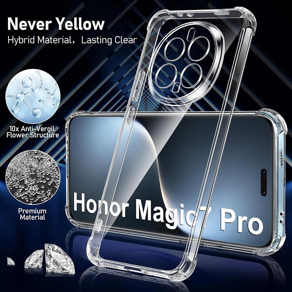 Honor Magic 7 Pro - Coque Transparente SIMEITU