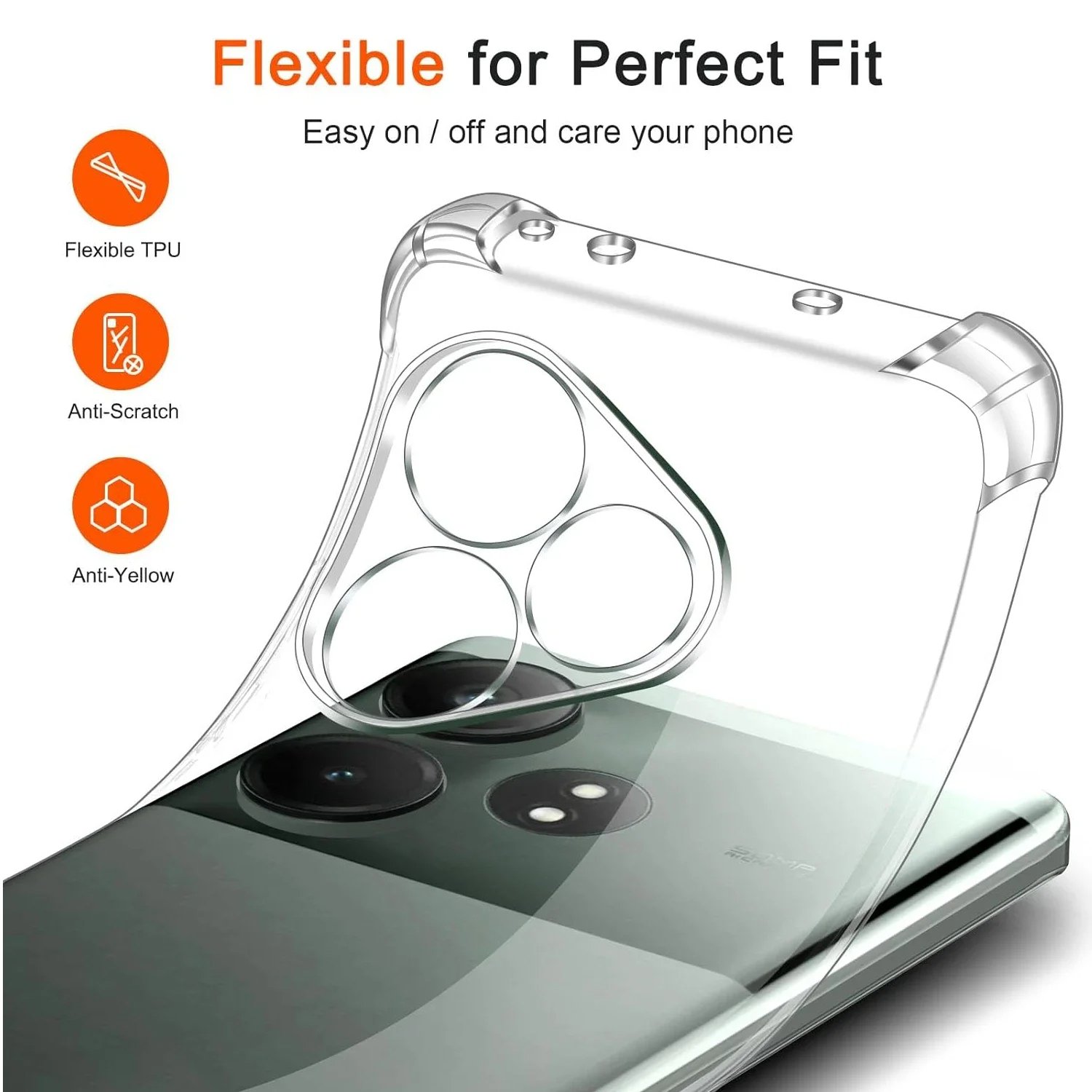 Realme GT Neo 6 SE / GT 6T / GT Neo 6 / GT 6 - Coque Transparente SIMEITU