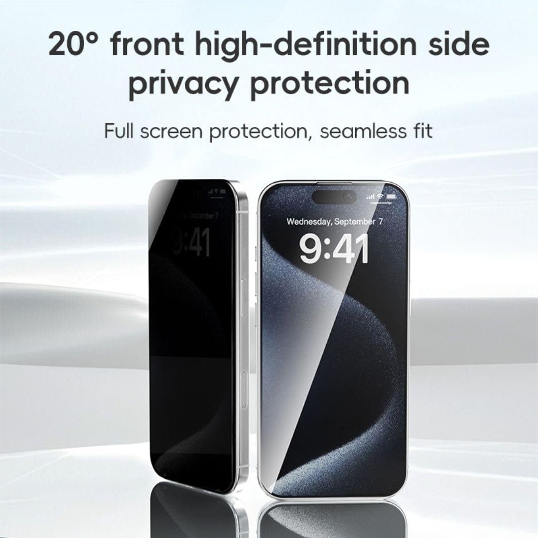 iPhone 16 Pro Max - Protection d'écran Anti-Espion Kuzoom Originale ( Privacy Glass )