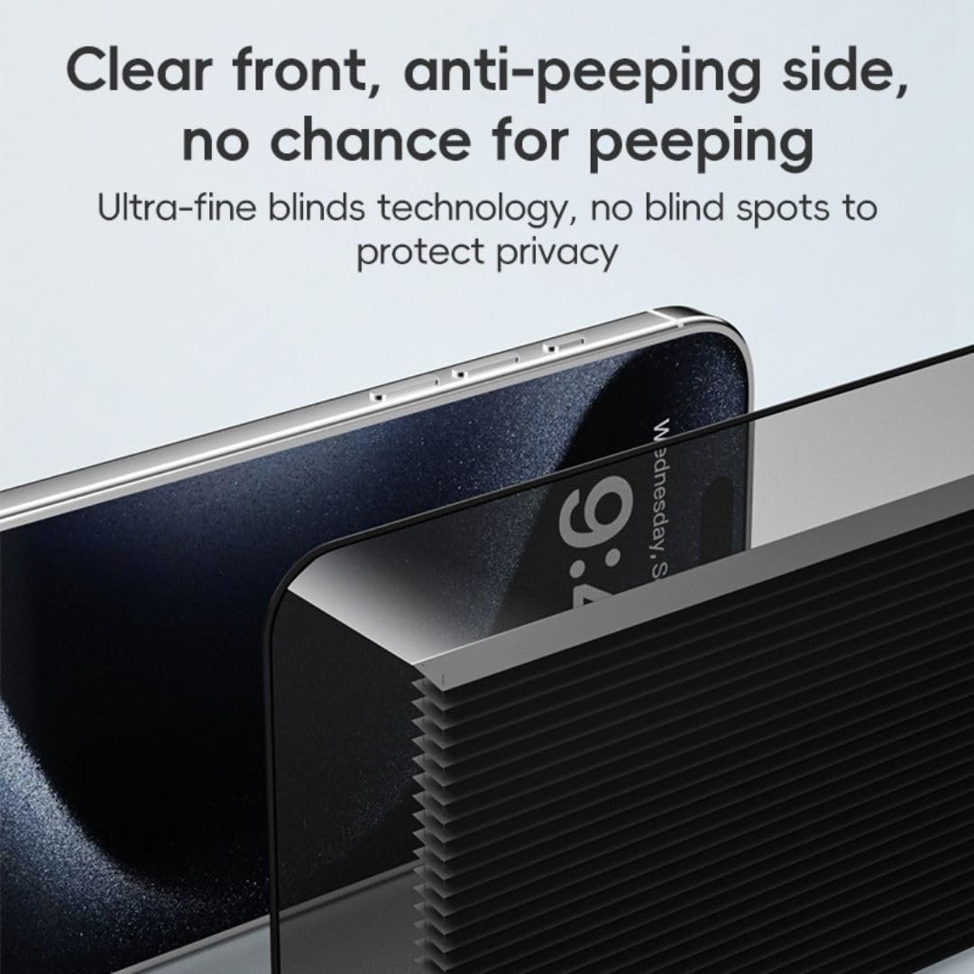 iPhone 16 Pro Max - Protection d'écran Anti-Espion Kuzoom Originale ( Privacy Glass )