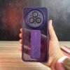 Realme 14 Pro Plus 5G - Coque Transparente Fumée à Sangle de Support