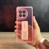 OnePlus 11R - Coque Transparente Fumée à Sangle de Support