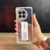 OnePlus 11R - Coque Transparente Fumée à Sangle de Support