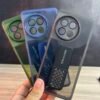 OnePlus 11R - Coque Transparente Fumée à Sangle de Support