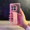 OnePlus 12R - Coque Transparente Fumée à Sangle de Support