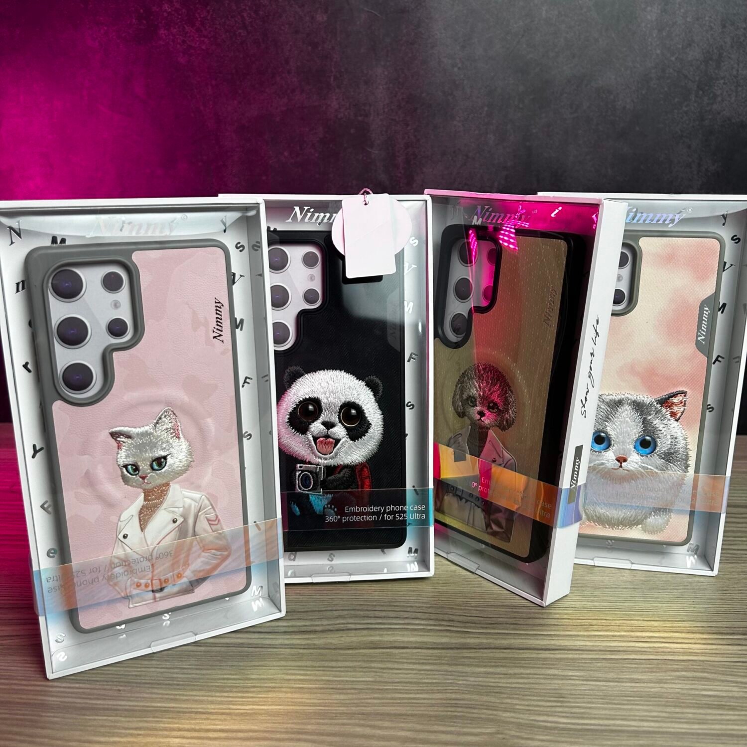 Photo 09-09-2025 4 46 46 PM Galaxy S25 Ultra - Coque Magnétique Haut de Gamme Nimmy avec Motifs Animaliers Brodés