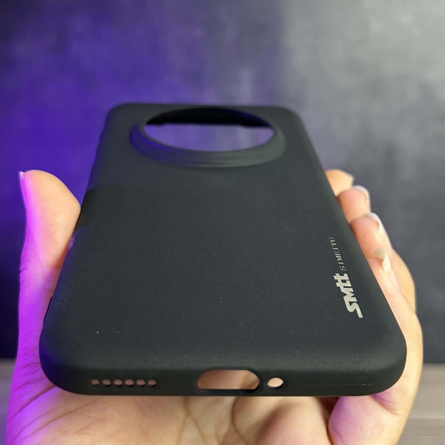 Honor Magic 7 Pro - Coque en Silicone Noir Originale SIMEITU V2